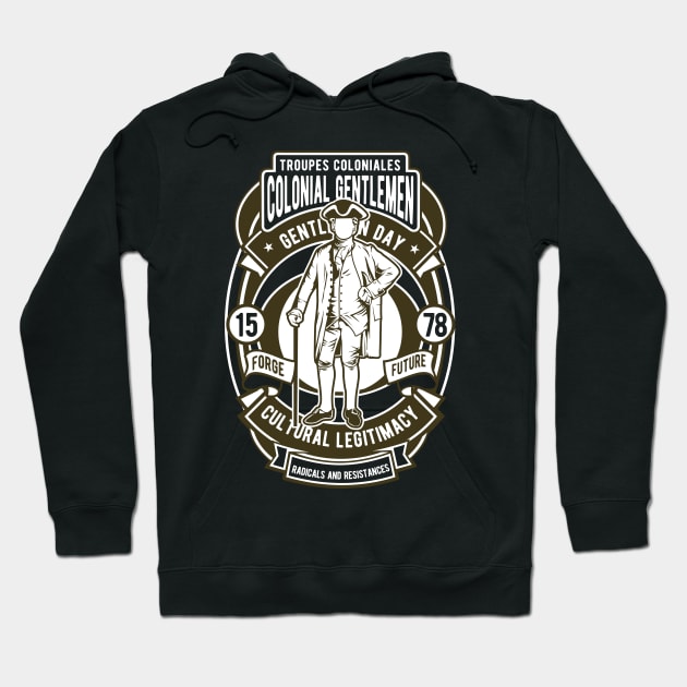 Colonial Gentlemen Hoodie by Genuine Vintage